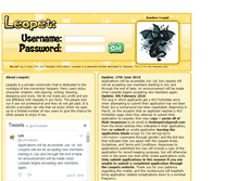 Tablet Screenshot of leopets.net